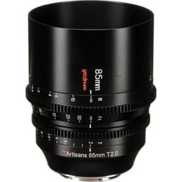 7Artisans 85mm T2.0 Sony (E Mount) Full Frame Cine Lens Siyah