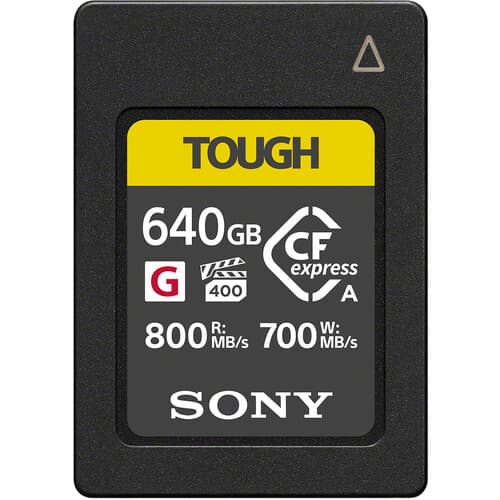 Sony 640GB CFexpress Type A Tough Hafıza Kartı (CEA-G640T)