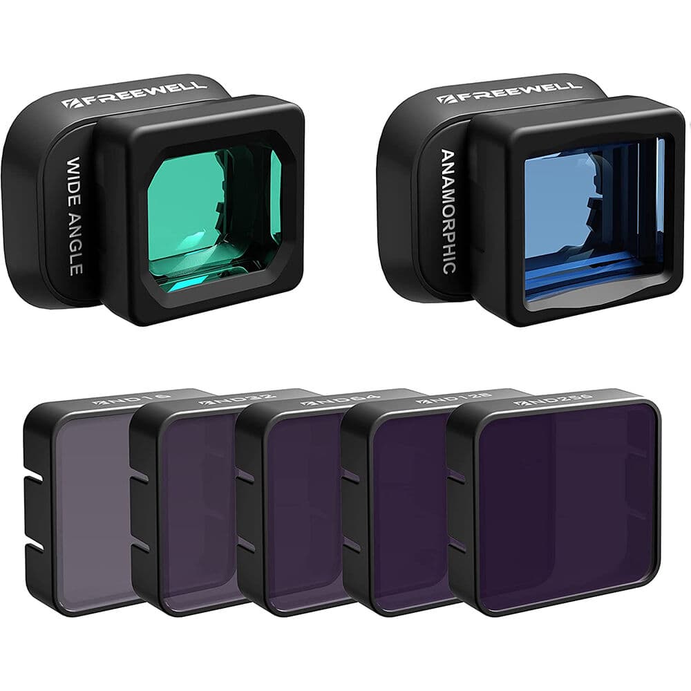 Freewell DJI Mini 3 Pro Wide-Angle &amp; Anamorphic Lenses with ND Filters Set