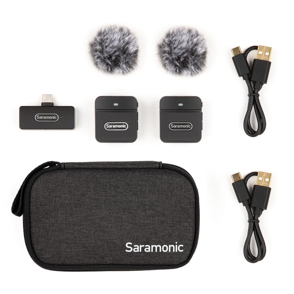 Saramonic Blink100 B6 İkili Kablosuz Type-C Girişli Yaka Mikrofonu
