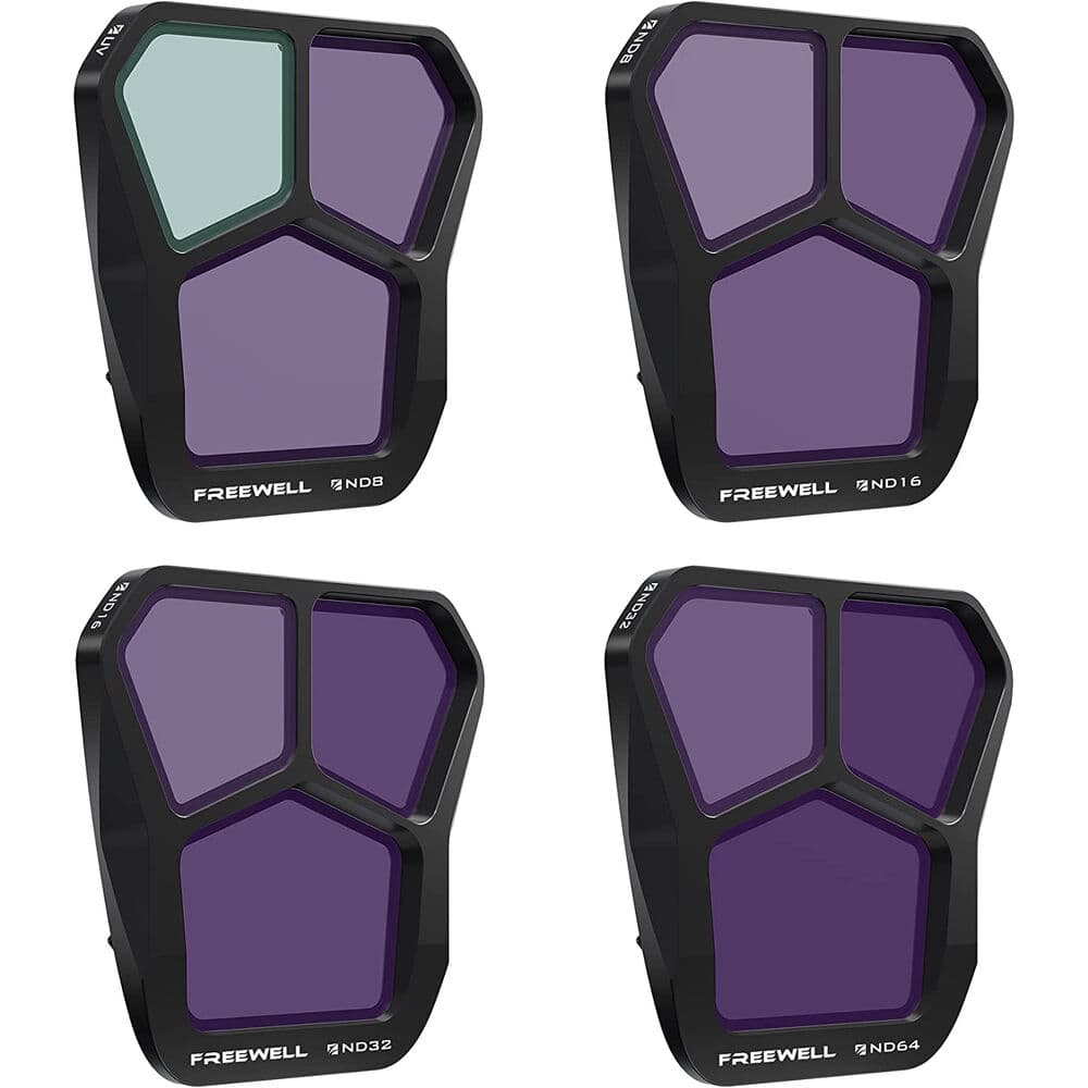Freewell DJI Mavic 3 Pro/Pro Cine Standard Day Split ND Filters (4-Pack)