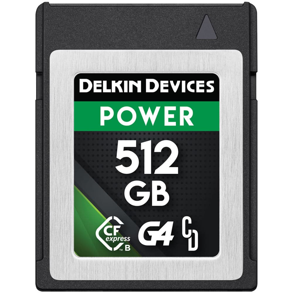 Delkin Devices 512GB POWER G4 CFexpress™ Type B Memory Cards