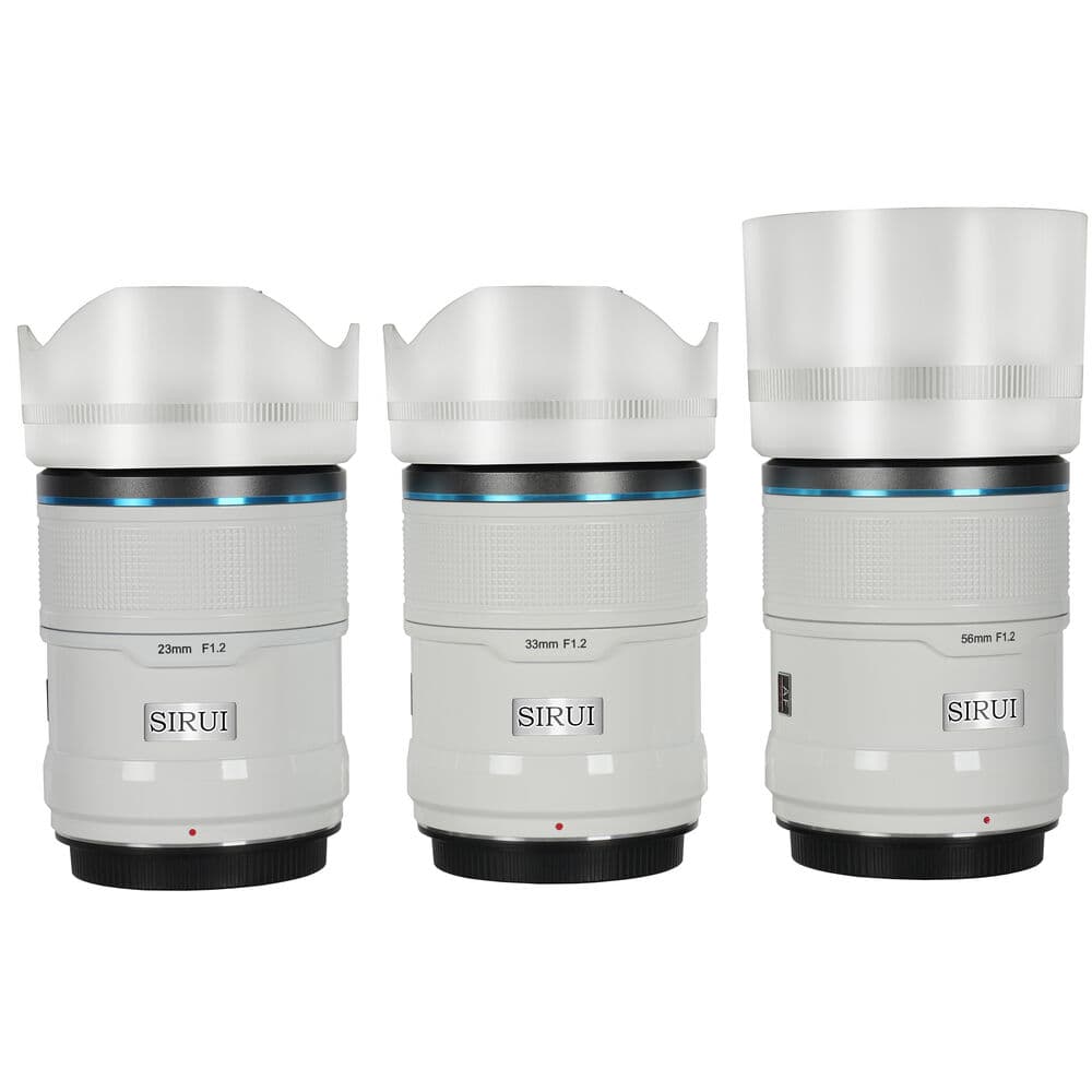 Sirui Sniper f/1.2 Autofocus 3-Lens Kit (SONY E, White)
