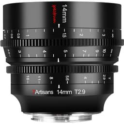 7Artisans 14mm T2.9 Sony (E Mount) Full Frame Cine Lens Siyah