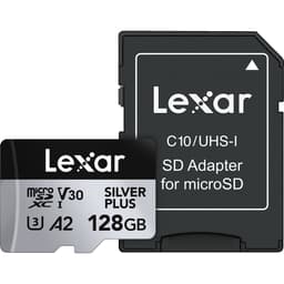 Lexar 128 GB Professional SILVER PLUS UHS-I microSDXC Memory Card