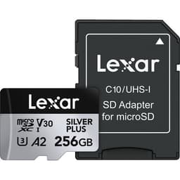 Lexar 256 GB Professional SILVER PLUS UHS-I microSDXC Memory Card