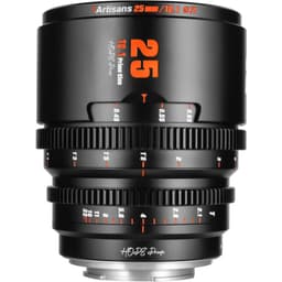 7Artisans 25mm T2.1 Fuji (FX Mount) S35 Cine Lens Siyah