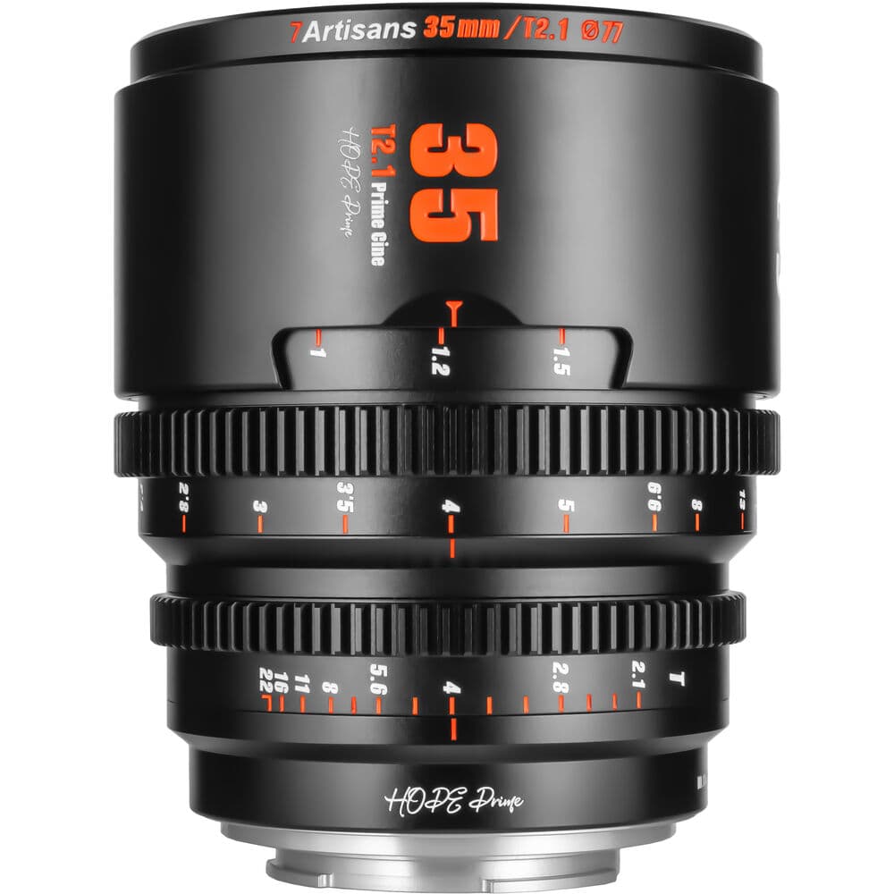 7Artisans 35mm T2.1 Sony (E Mount) S35 Cine Lens Siyah