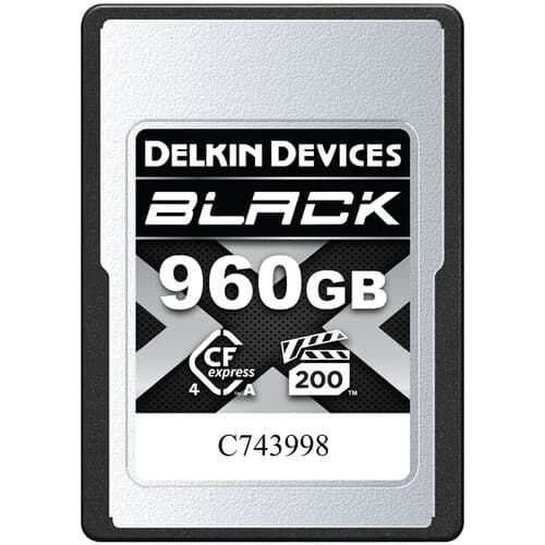 Delkin Devices 960GB BLACK CFexpress Type A 4.0 VGP200 Memory Card