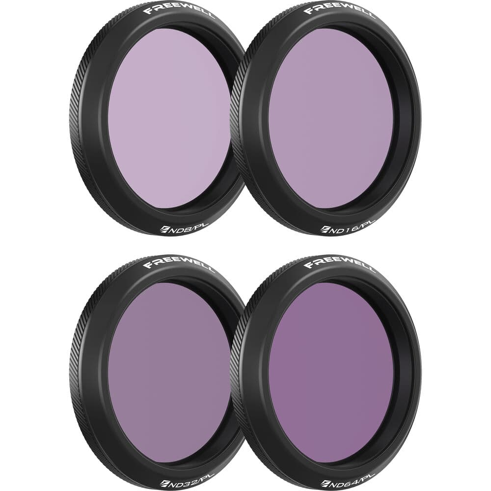 Freewell DJI Osmo Action Hybrid ND/PL Filter Bundle (4-Pack)