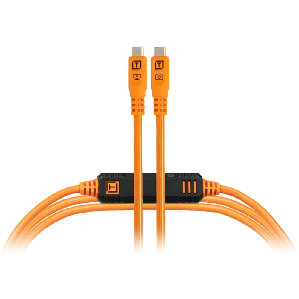 Tether Tools CUC15G2-ORG Optima 10G USB-C Cable 4.6m