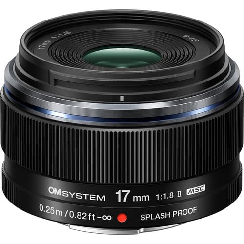Olympus OM SYSTEM M.Zuiko Digital 17mm f/1.8 II Lens 