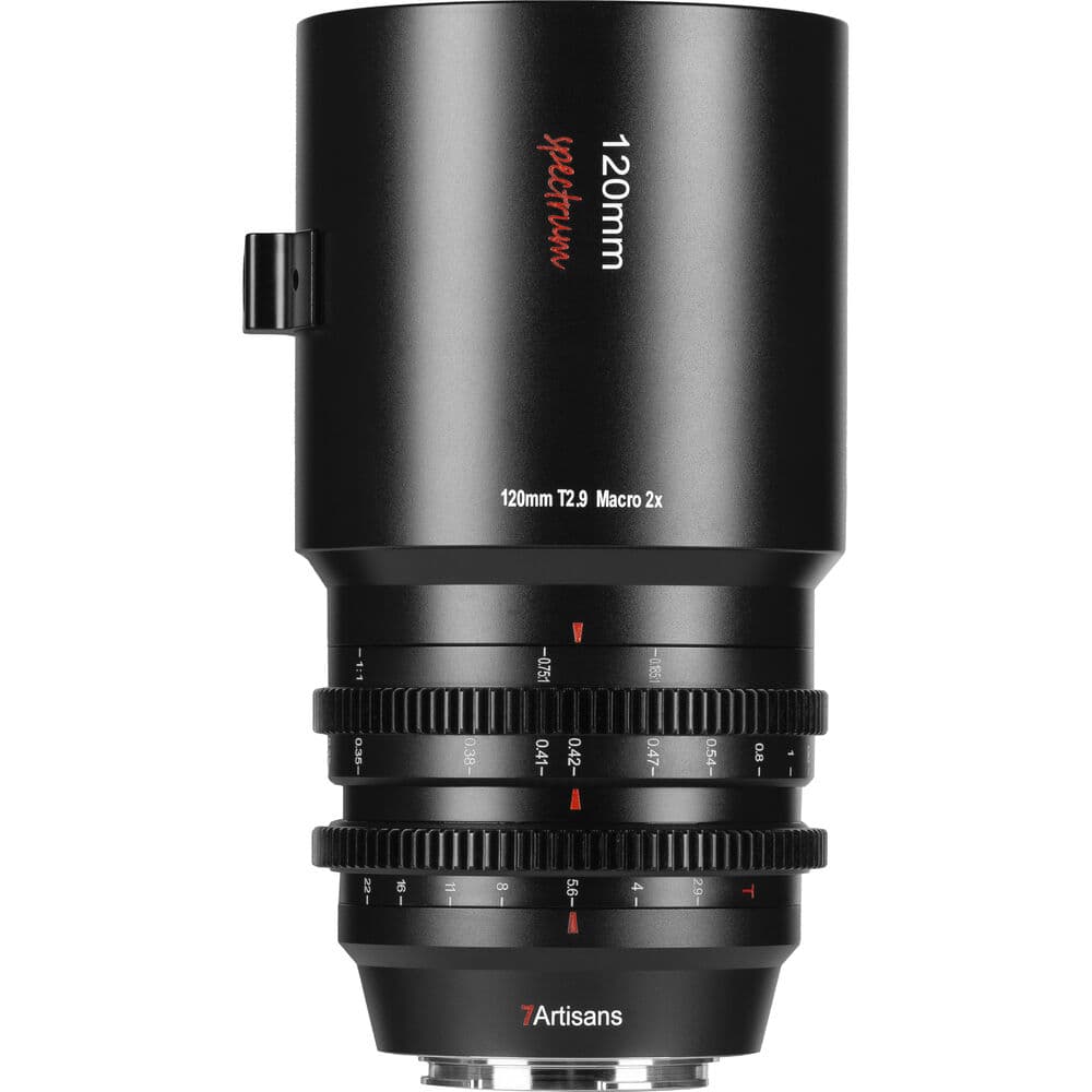 7Artisans 120mm T2.9 Macro 2x Sony (E Mount) Full Frame Cine Lens Siyah