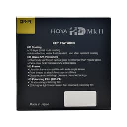 Hoya Circular Polarizer Filter HD MK II 72mm