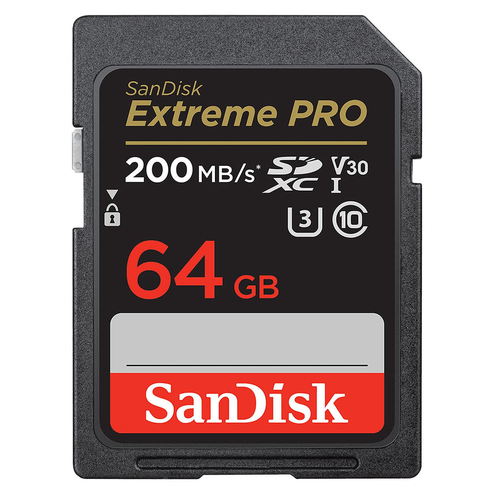 Sandisk 64 GB Extreme Pro SDXC Class 10 Kart 200 mb/s