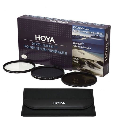 Hoya Digital Filter Kit II 62mm (UV + Slim CPL + NDx8)