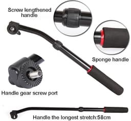 Jieyang JY0606B Video Tripod 185cm 0606 Kafa ile