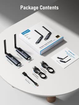 Lemorele R1000 1TX &amp; 1RX Wireless Görüntü Aktarıcı
