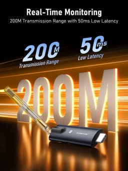 Lemorele R1000 1TX &amp; 1RX Wireless Görüntü Aktarıcı