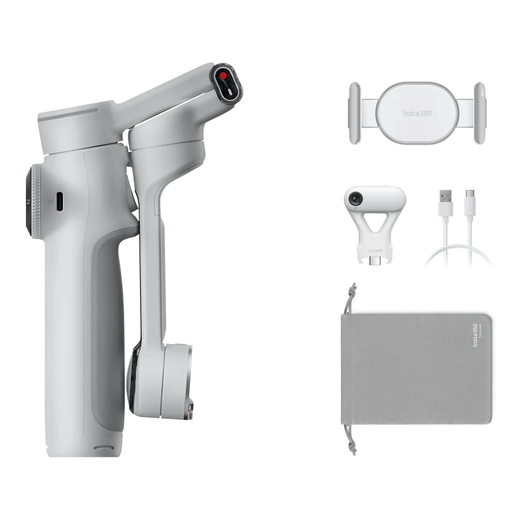 Insta360 Flow 2 Pro AI Tracker Bundle (Gri)