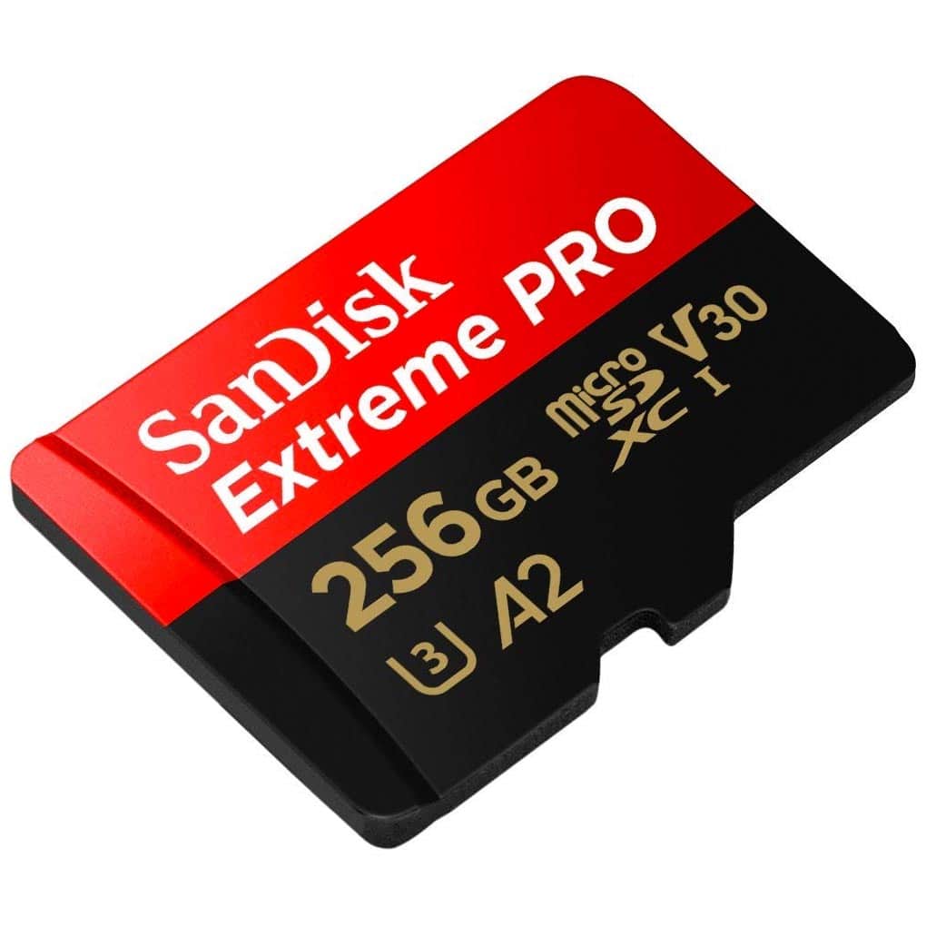 Sandisk 256 GB Extreme PRO MicroSDXC UHS-1 A2 200MB/s