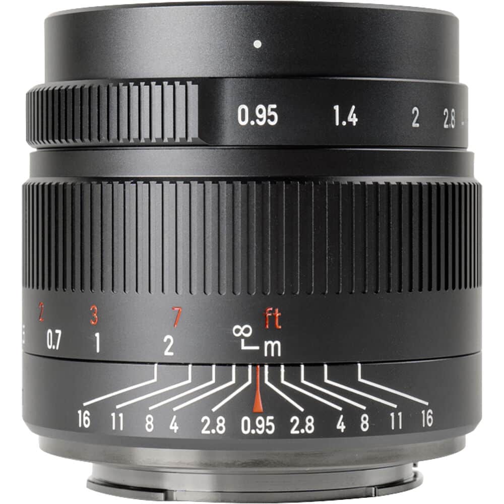 7Artisans 35mm F0.95 Sony (E Mount) MF APS-C Lens Siyah