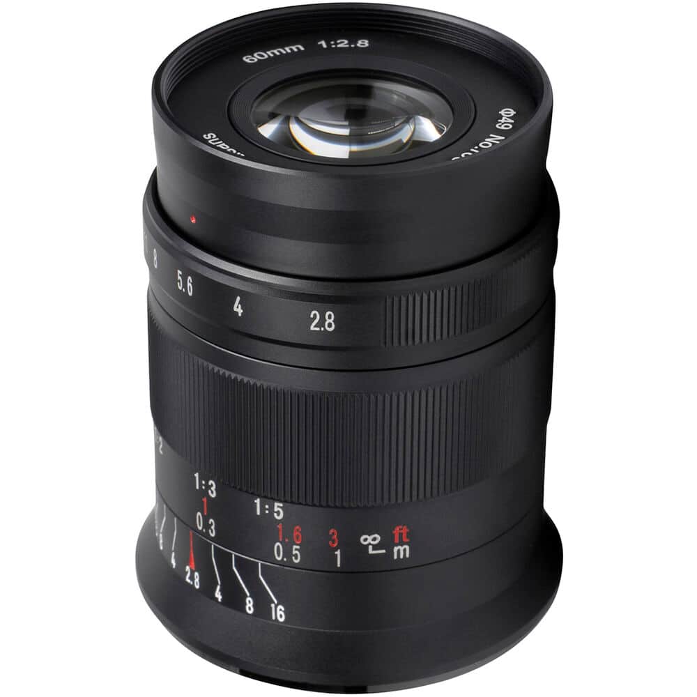 7Artisans 60mm/F2.8 Mark II Sony (E Mount) MF APS-C Lens Siyah