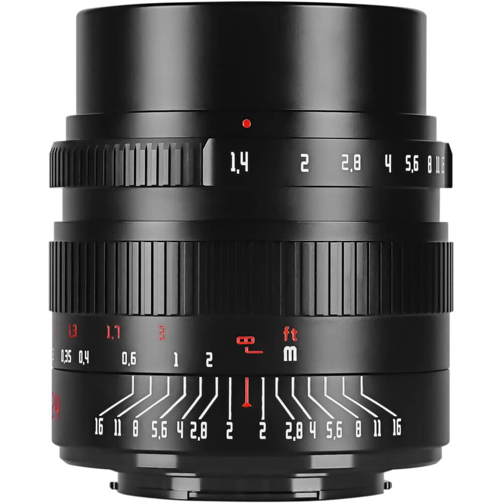 7Artisans 24mm F1.4 Fuji (FX Mount) MF APS-C Lens Siyah