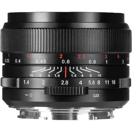 7Artisans 35mm F1.4 Mark III Canon (R Mount) MF Full Frame Lens Siyah