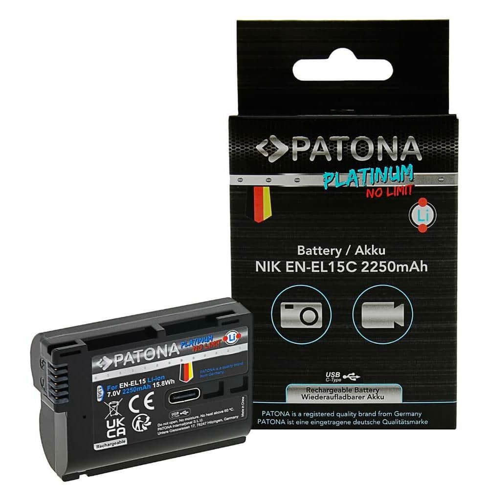 Patona 1363 Platinum EN-EL15C USB-C Nikon Batarya