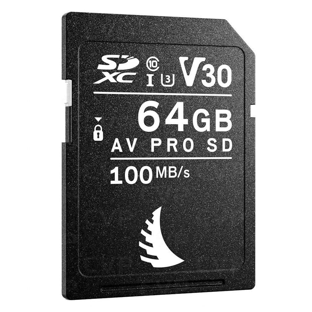 Angelbird 64GB AV Pro V30 UHS-I SDXC Memory Card