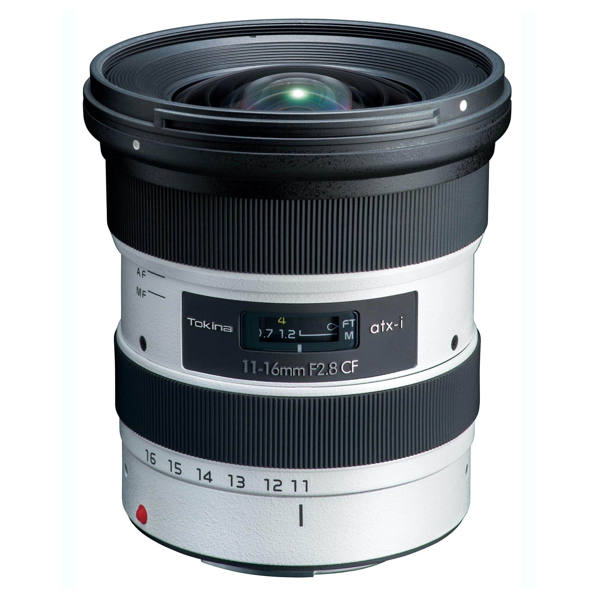 Tokina 11-16mm F/2.8 atx-i CF Lens (Canon EF, White)