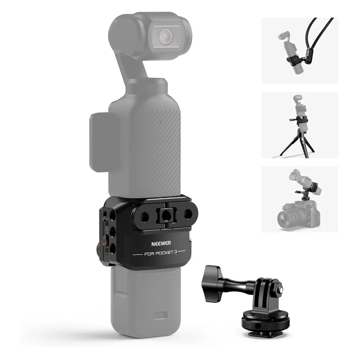 Neewer AC009 DJI Osmo Pocket 3 Aksiyon Kamera Kafesi