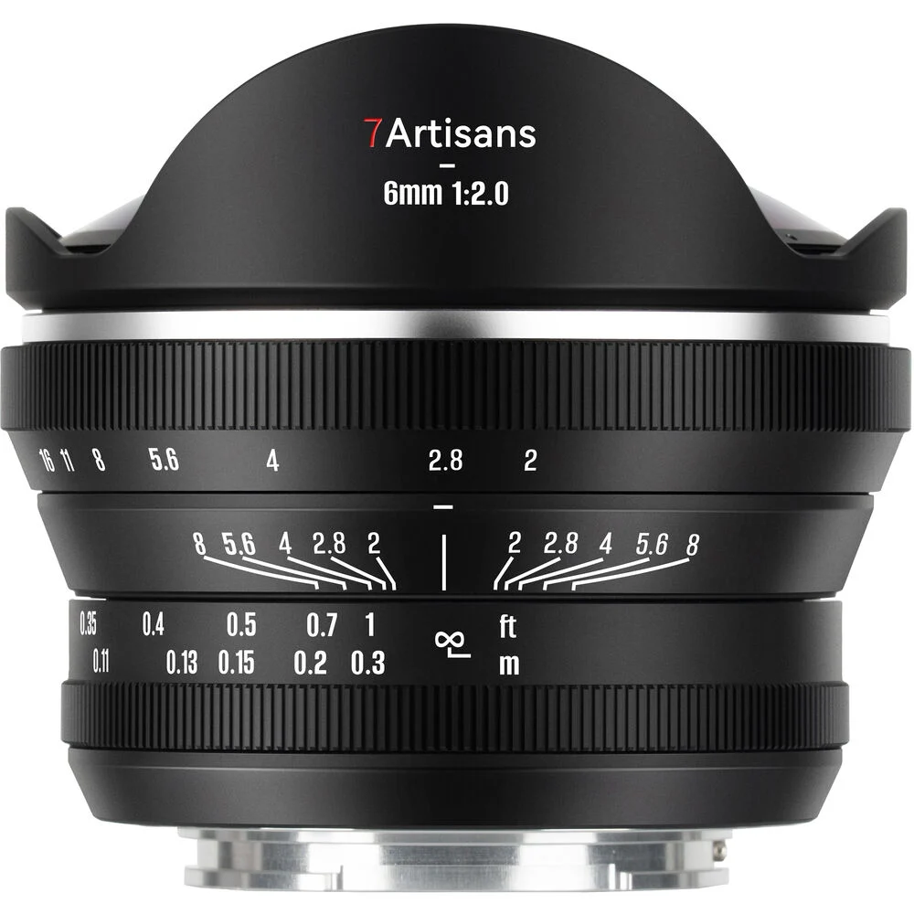 7Artisans 6mm F2.0 Sony (E Mount) MF APS-C Lens