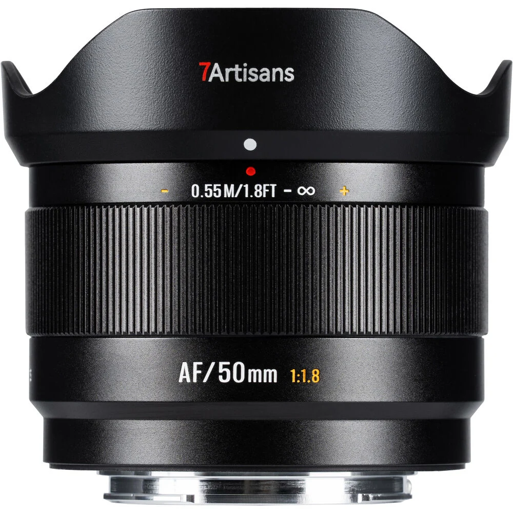7Artisans AF 50mm F1.8 Fuji (FX Mount) APS-C Lens Siyah