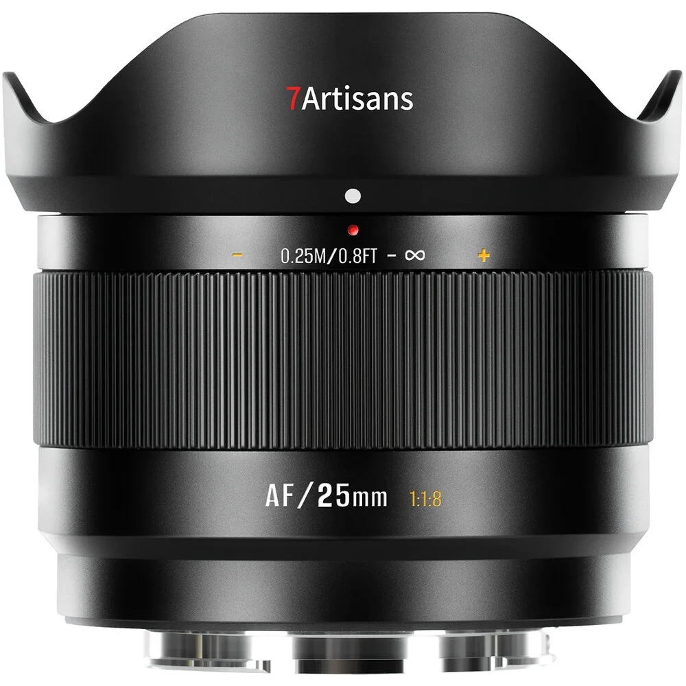 7Artisans AF 25mm F1.8 Fuji (FX Mount) APS-C Lens Siyah