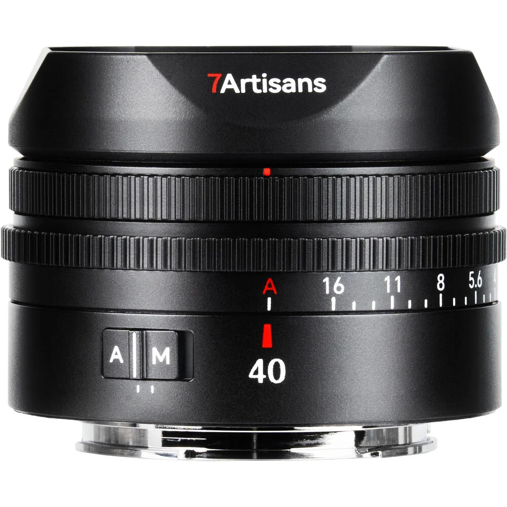 7Artisans AF 40mm F2.5 Sony (E Mount) FullFrame Lens Siyah