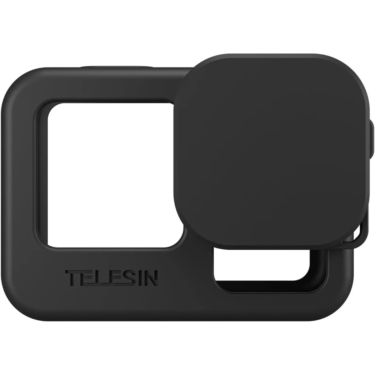 Telesin GoPro HERO13 Uyumlu Silikon Kılıf | HERO12/11/10/9 Uyumlu + Silikon Lens Koruyucu + Kordon İp