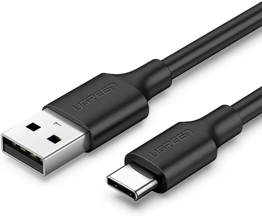 Ugreen USB Type-C Şarj ve Data Kablosu, Siyah, 1.5 Metre