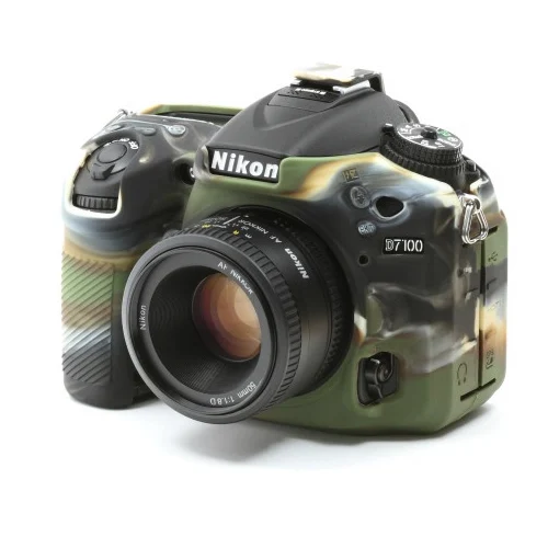 EasyCover Silikon Kılıf (Nikon D7100 / D7200 Kamuflaj)