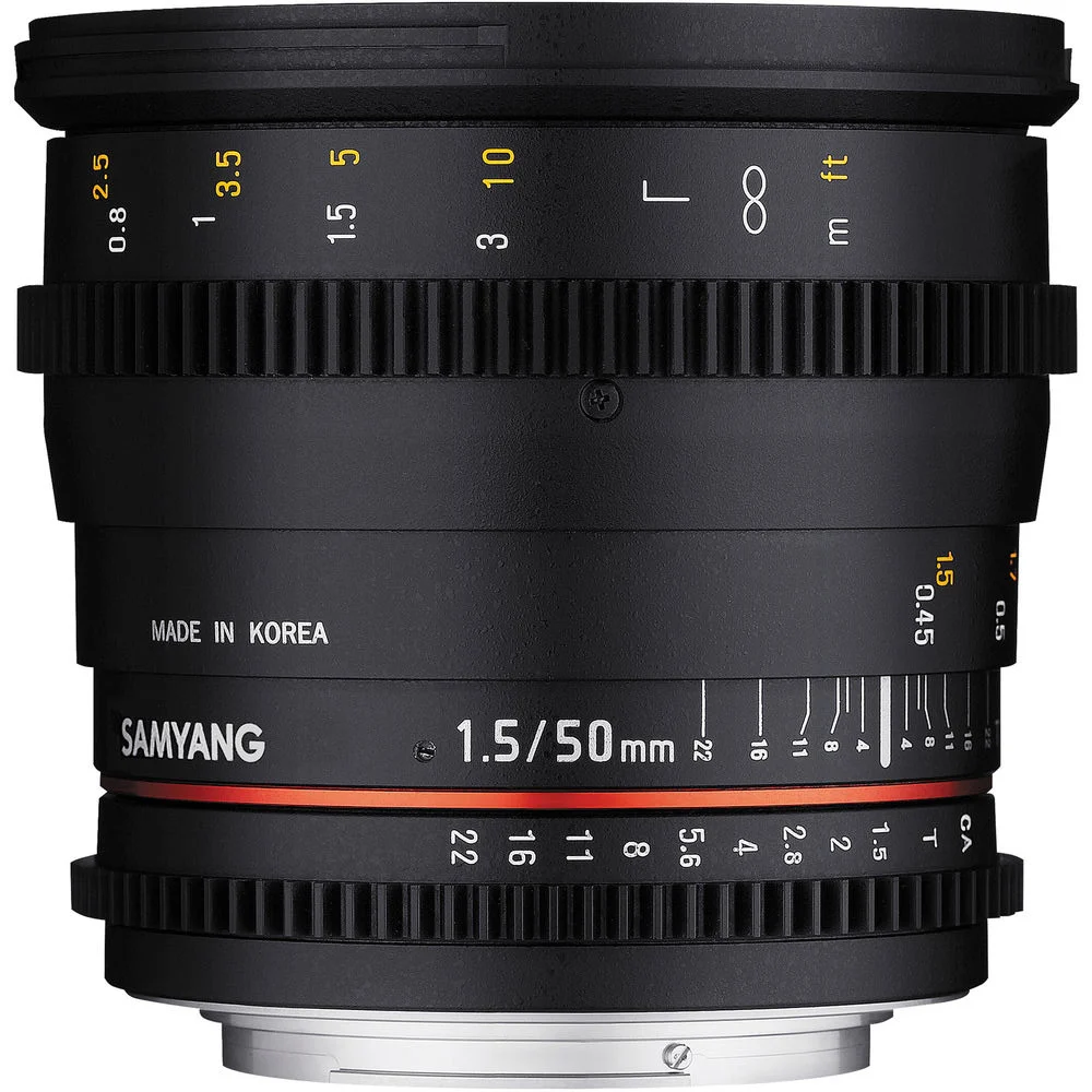 Samyang 50mm T1.5 Full Frame AS UMC VDSLR II Cine Lens (Nikon)