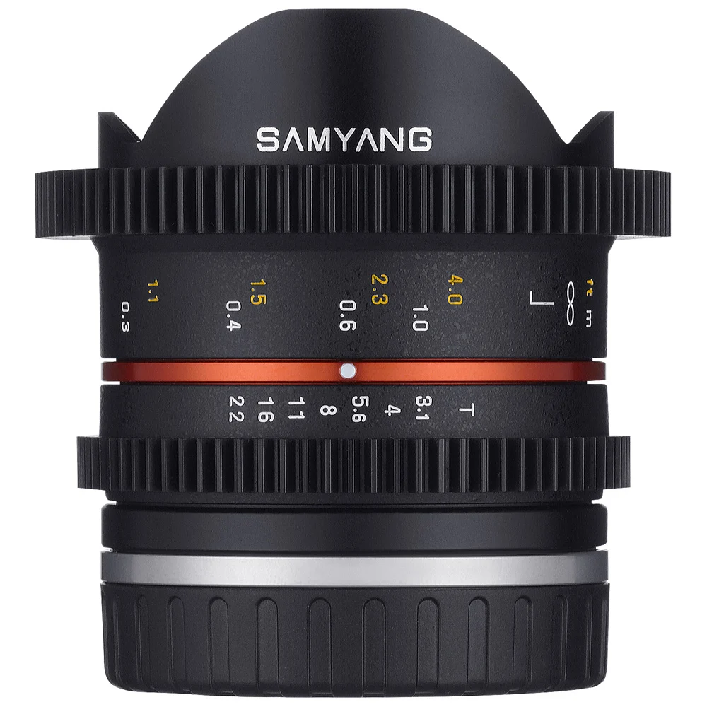 Samyang 8mm T3.1 UMC Fish-Eye Crop Cine Lens (Sony E)