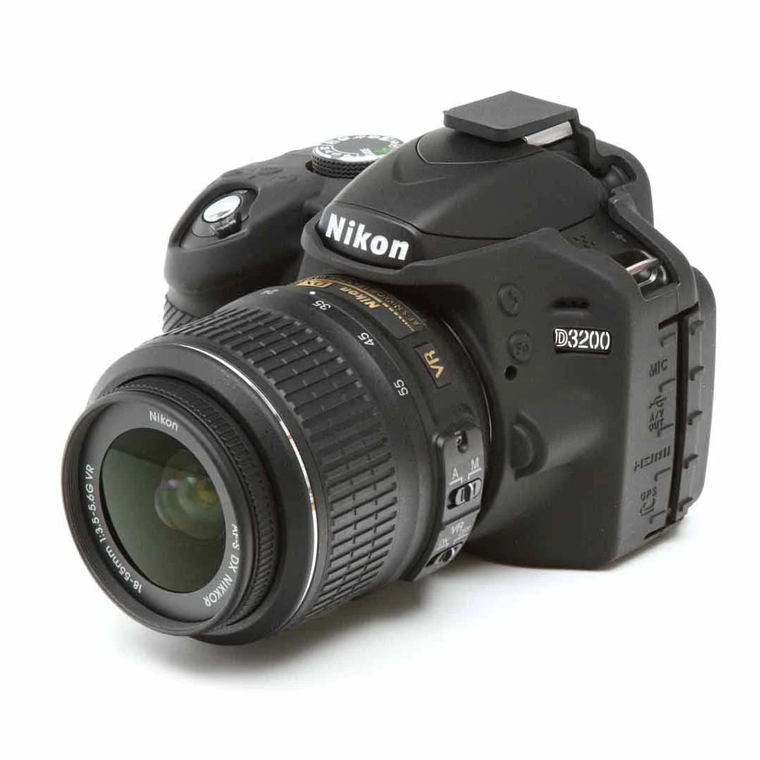 EasyCover Silikon Kılıf (Nikon D3200 Siyah)