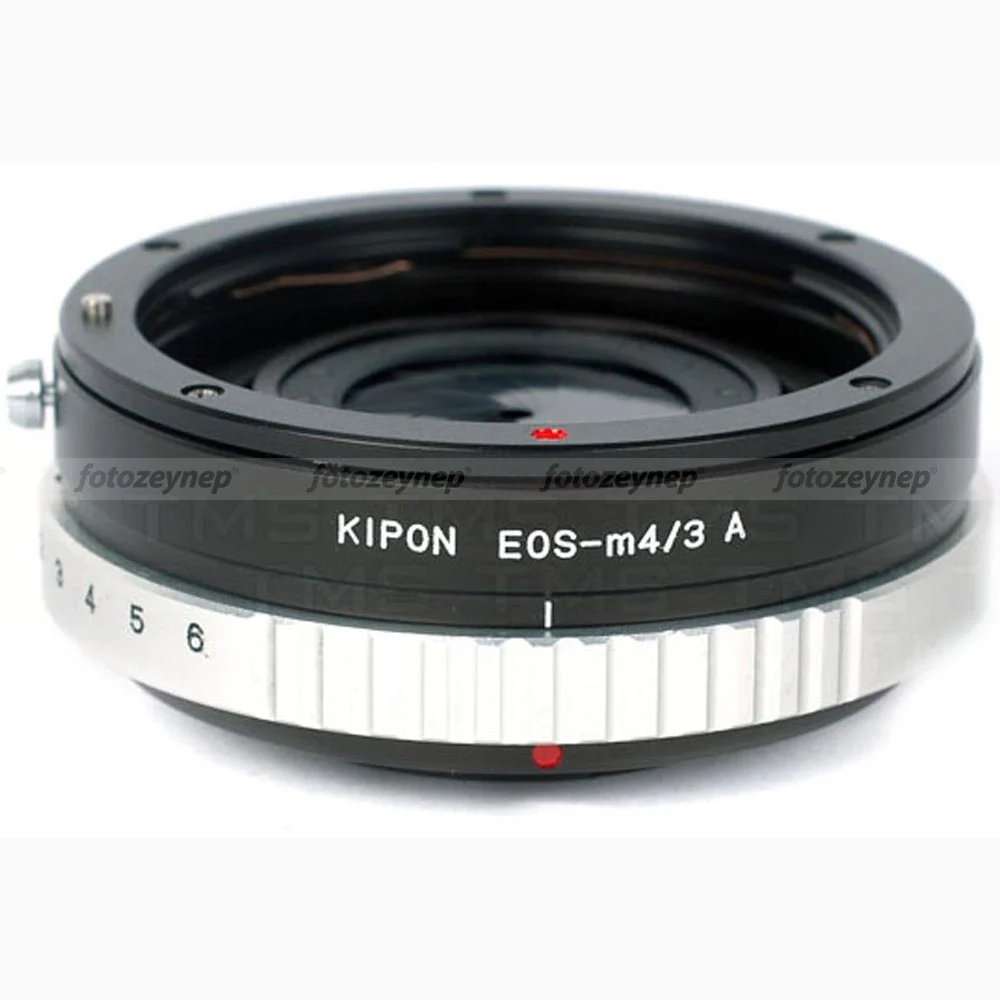 Kipon EOS-M 4/3 Canon Lensi m4/3 Gövdeye takmak için Diyafram Kontrollü.