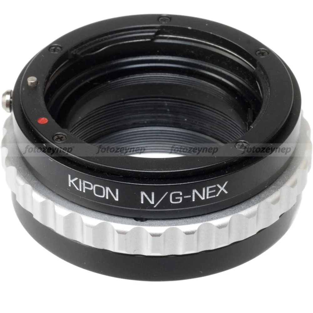 Kipon NIKON-NEX Nikon Lensi Sony NEX E-Mount Gövdelere takmak için.