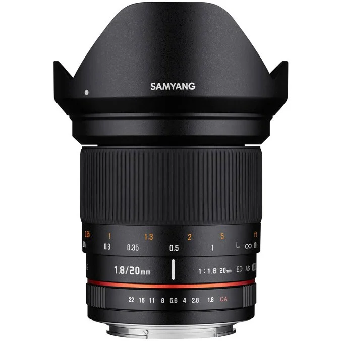 Samyang 20mm f/1.8 ED AS UMC Lens (Sony E)