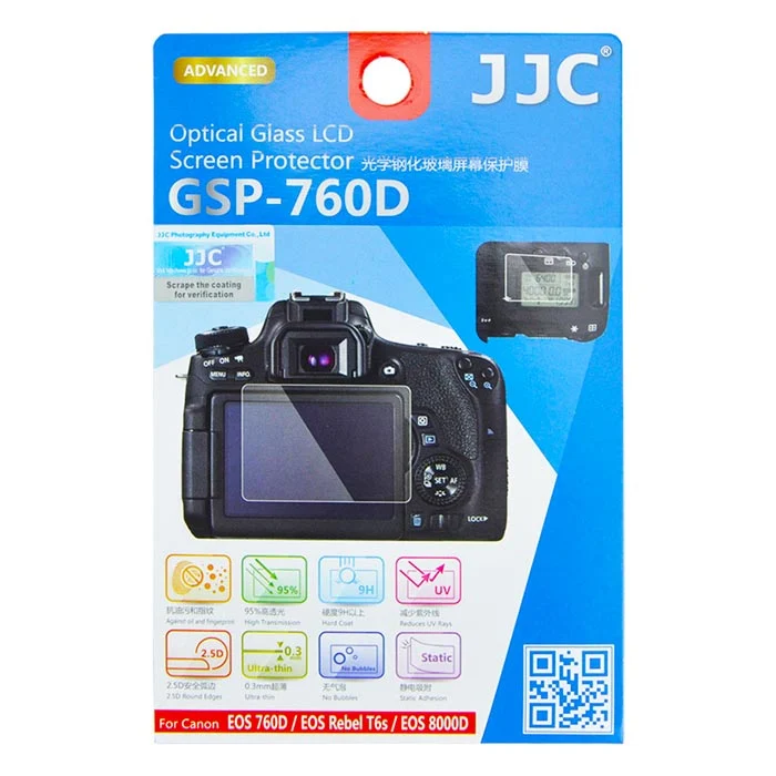 JJC GSP-760D Ultra İnce LCD Ekran Koruyucu (Canon 760D)