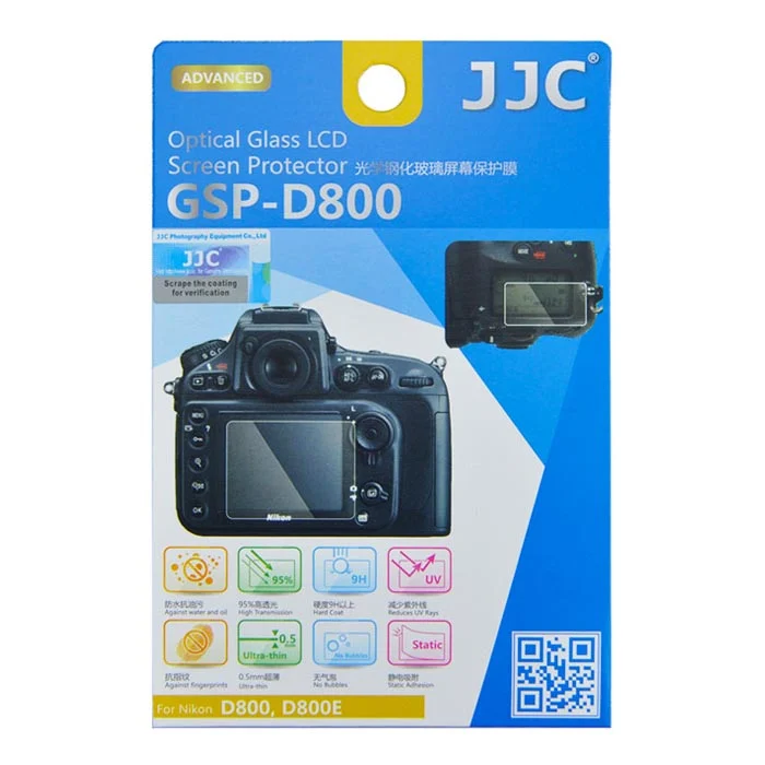 JJC GSP-D800 Ultra İnce LCD Ekran Koruyucu (Nikon D800, D800E)