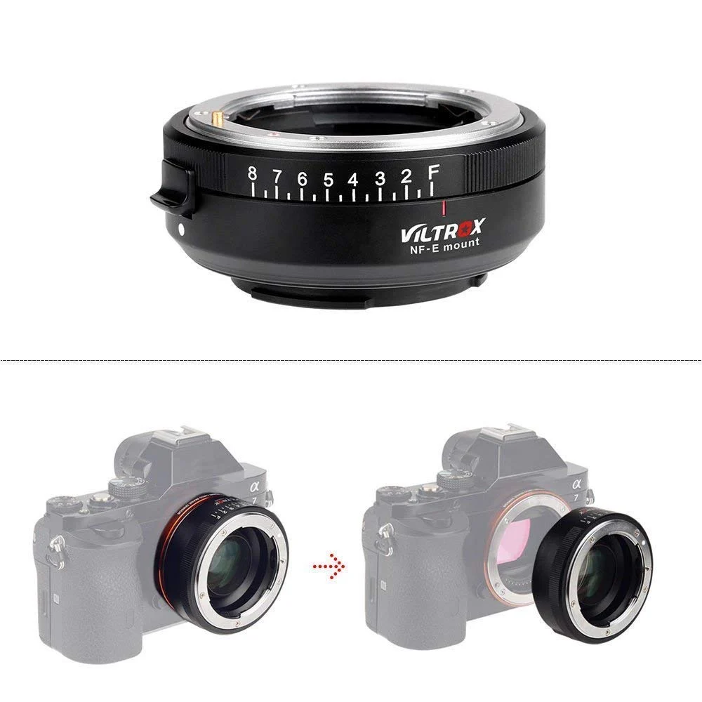 Viltrox NF-E Manual-Focus F to Sony E Mount Camera
