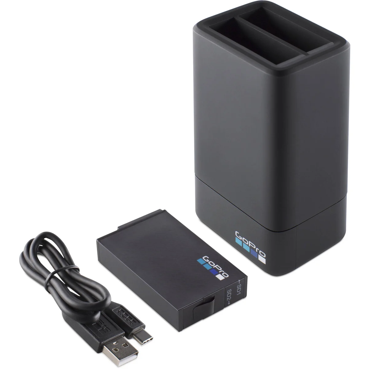 GoPro Fusion Dual Battery Charger 2`li Şarj Cihazı + Batarya 